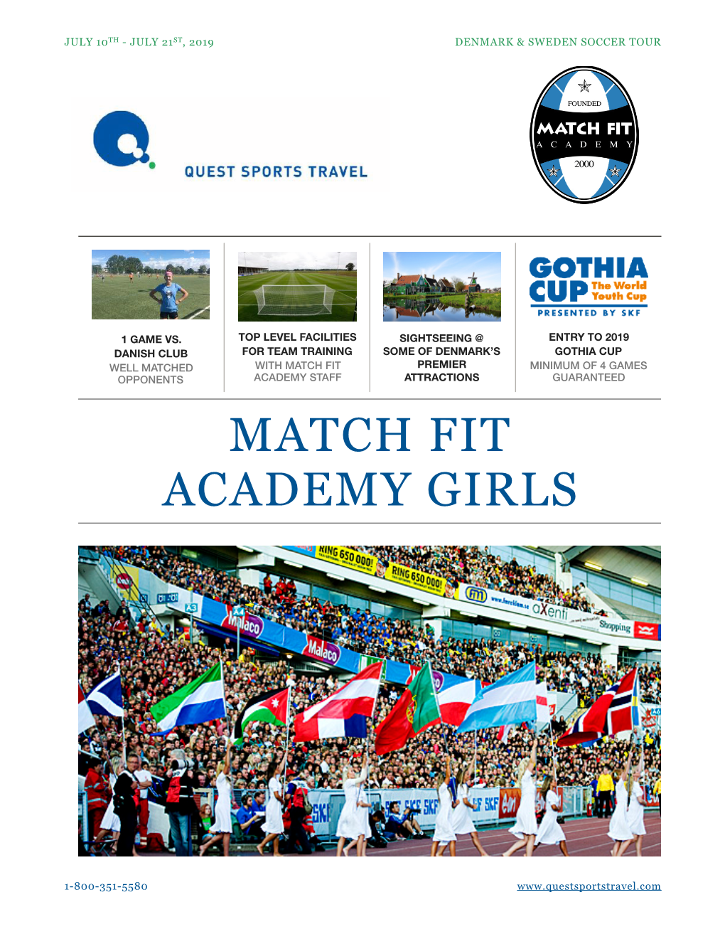 19 Match Fit Academy Girls (Den/Gothia)