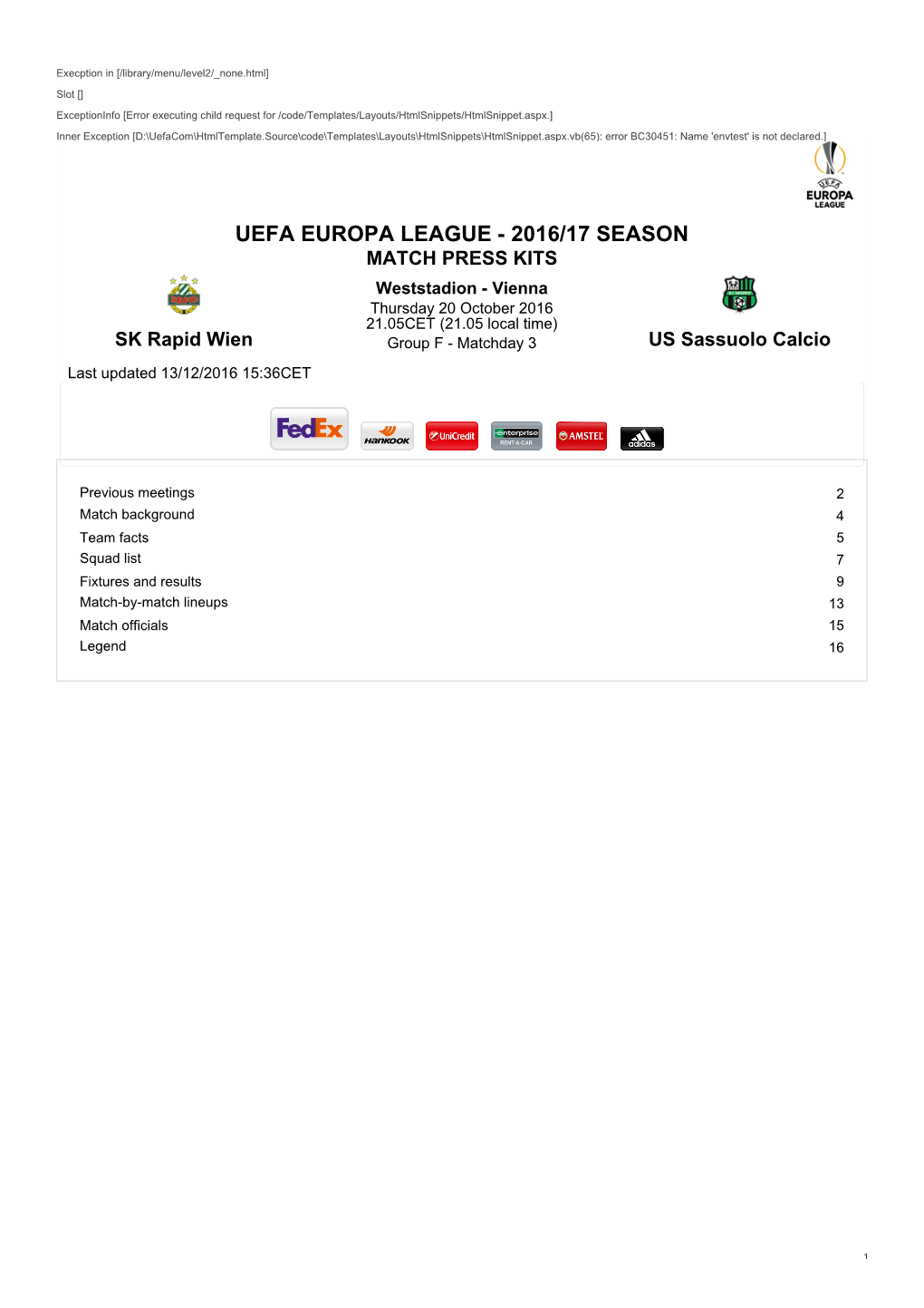 Uefa Europa League