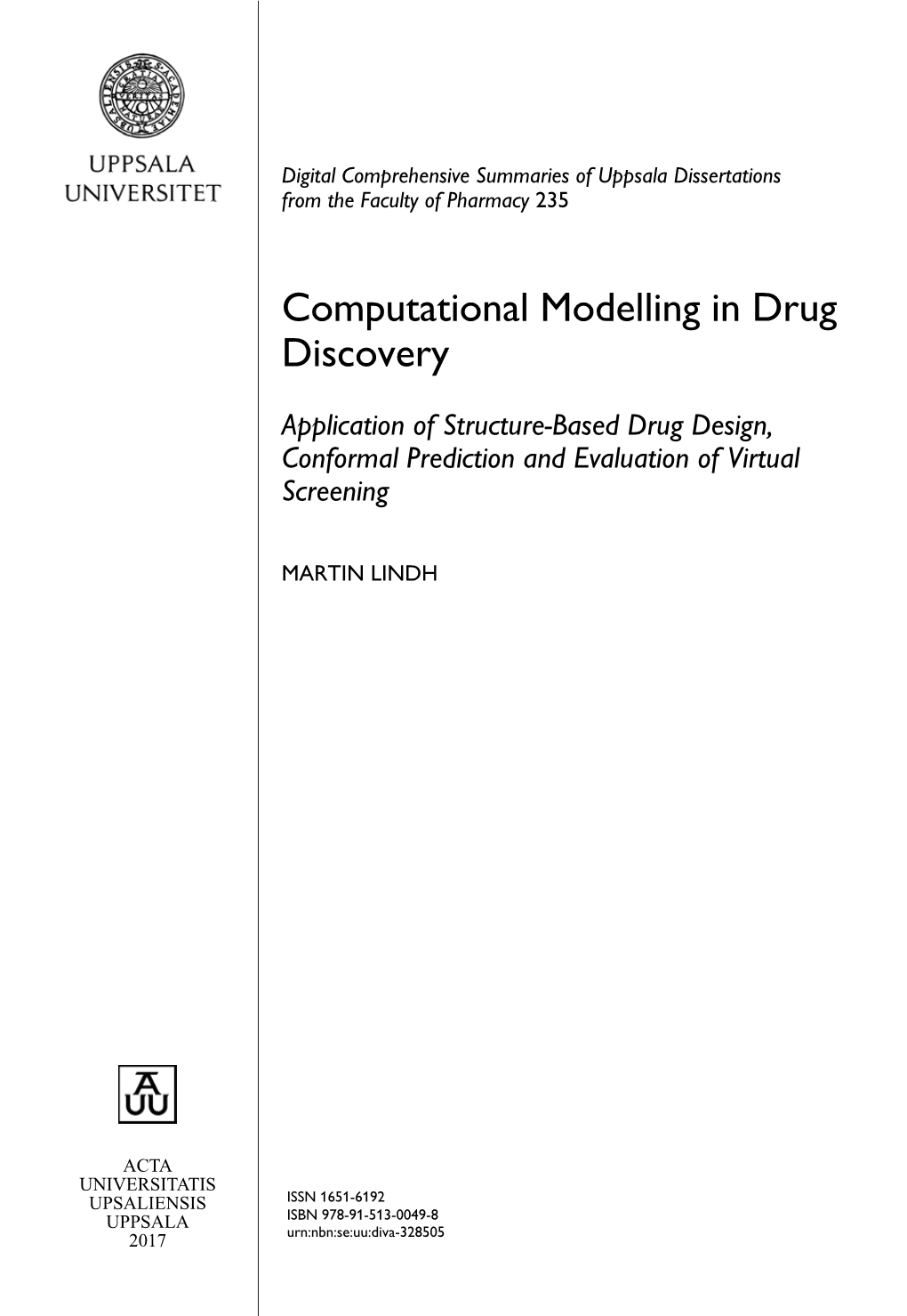 Computational Modelling in Drug Discovery