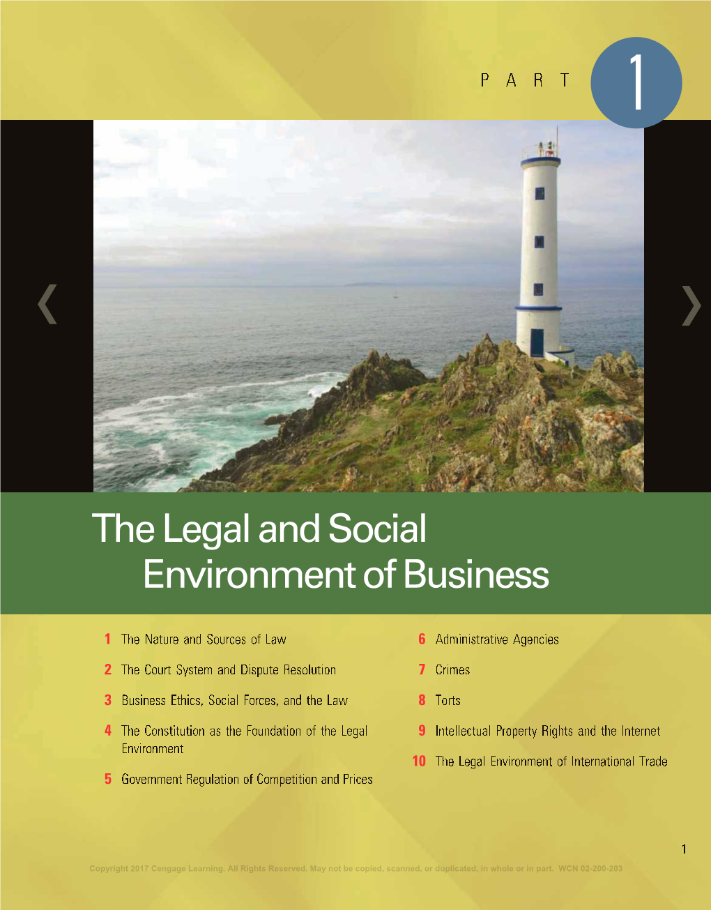 The Legal and Social Environment of Business