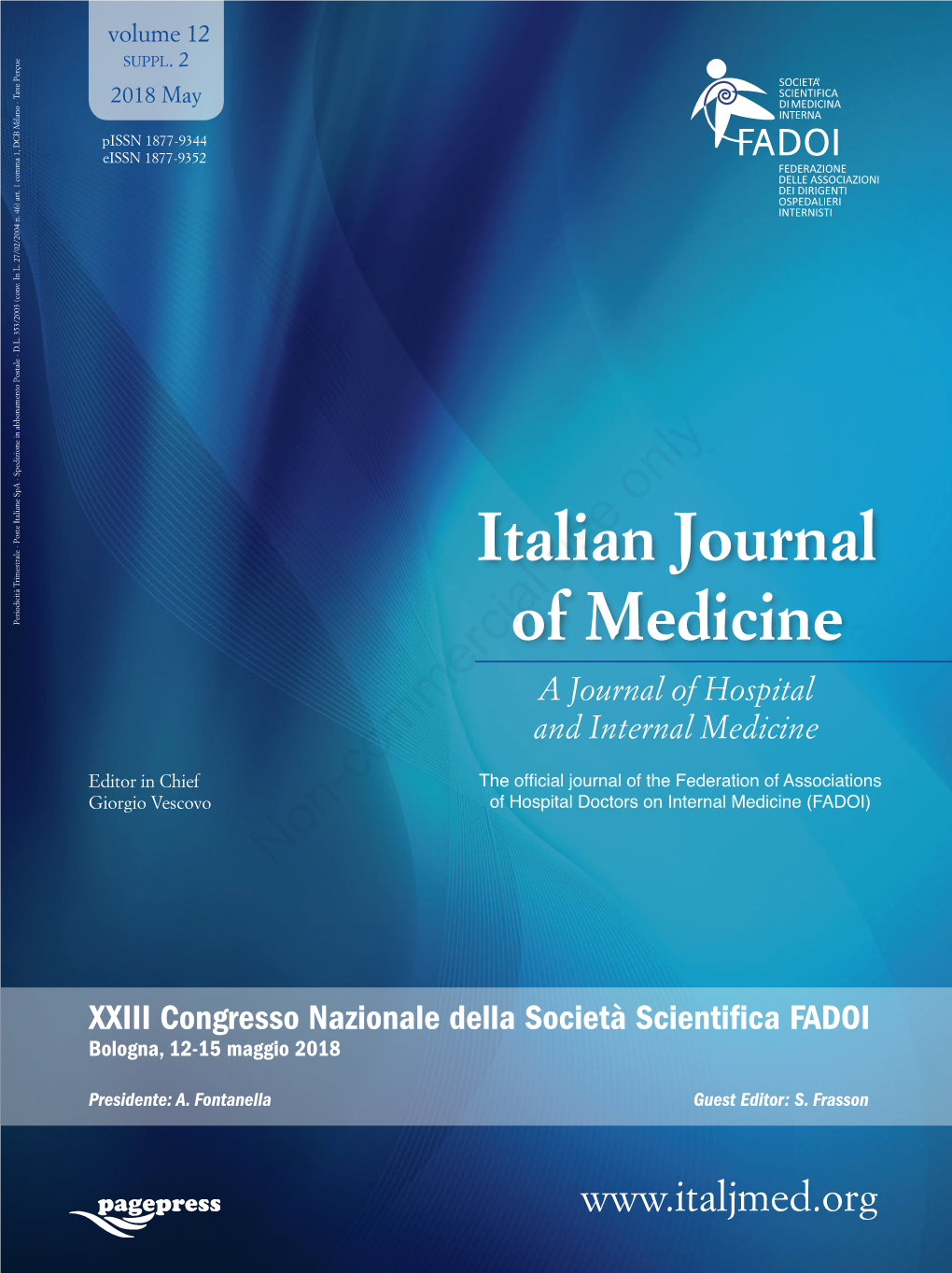 Italian Journal of Medicine a Journal of Hospital and Internal Medicine