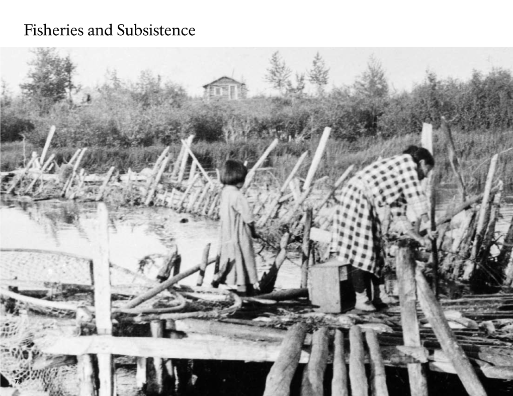 Fisheries and Subsistence