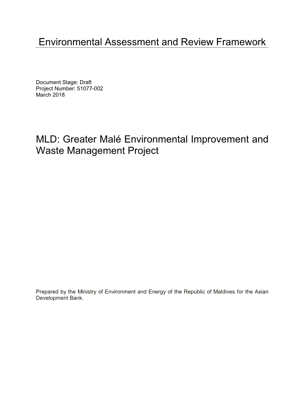 51077-002: Greater Male Environmental Improvement And