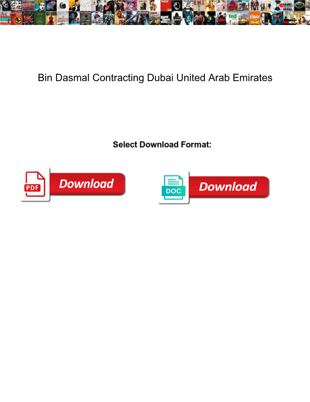 Bin Dasmal Contracting Dubai United Arab Emirates