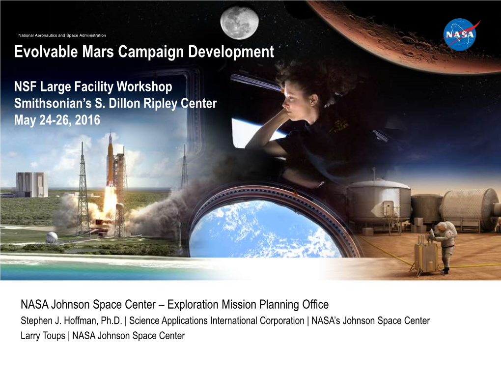 NASA Evolvable Mars Campaign Development