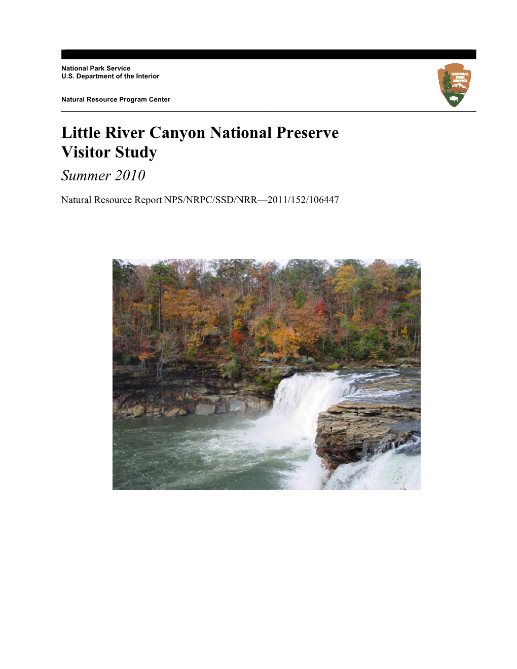 Little River Canyon National Preserve Visitor Study Summer 2010