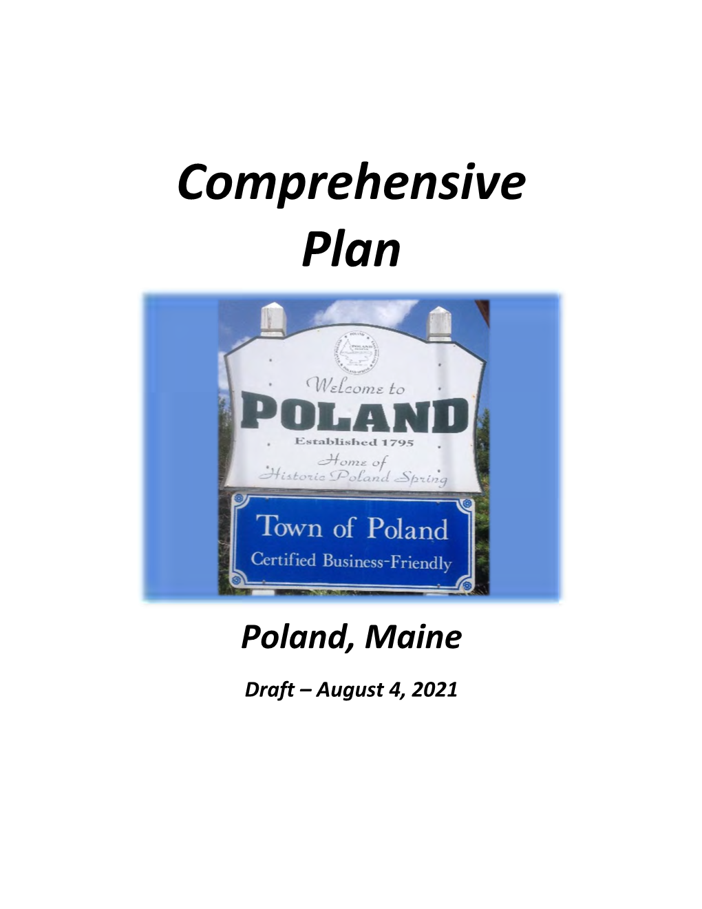 Comprehensive Plan