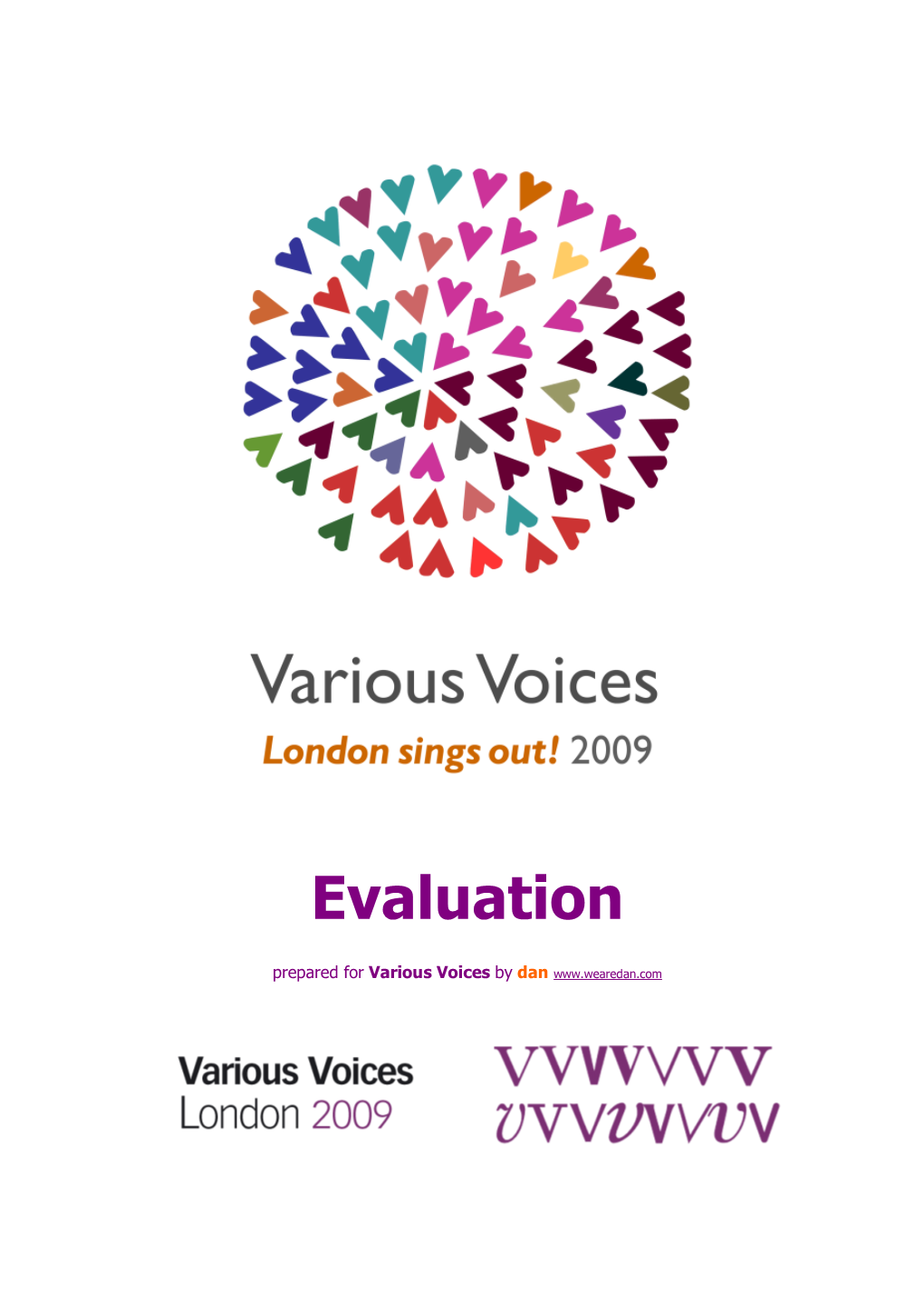 Various Voices London Festival 2009 Evaluation