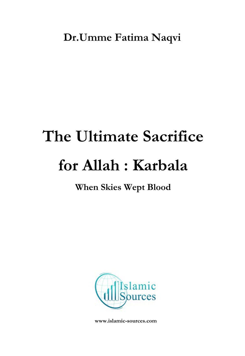 Book-The Ultimate Sacrifice