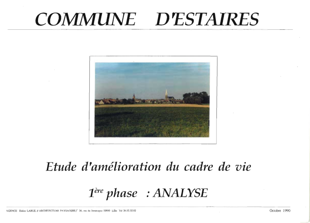 Estaires, Comment St-Il Perçu, Qu 1 Nt Es Manques, Ses Handicaps, Ses Forces ?