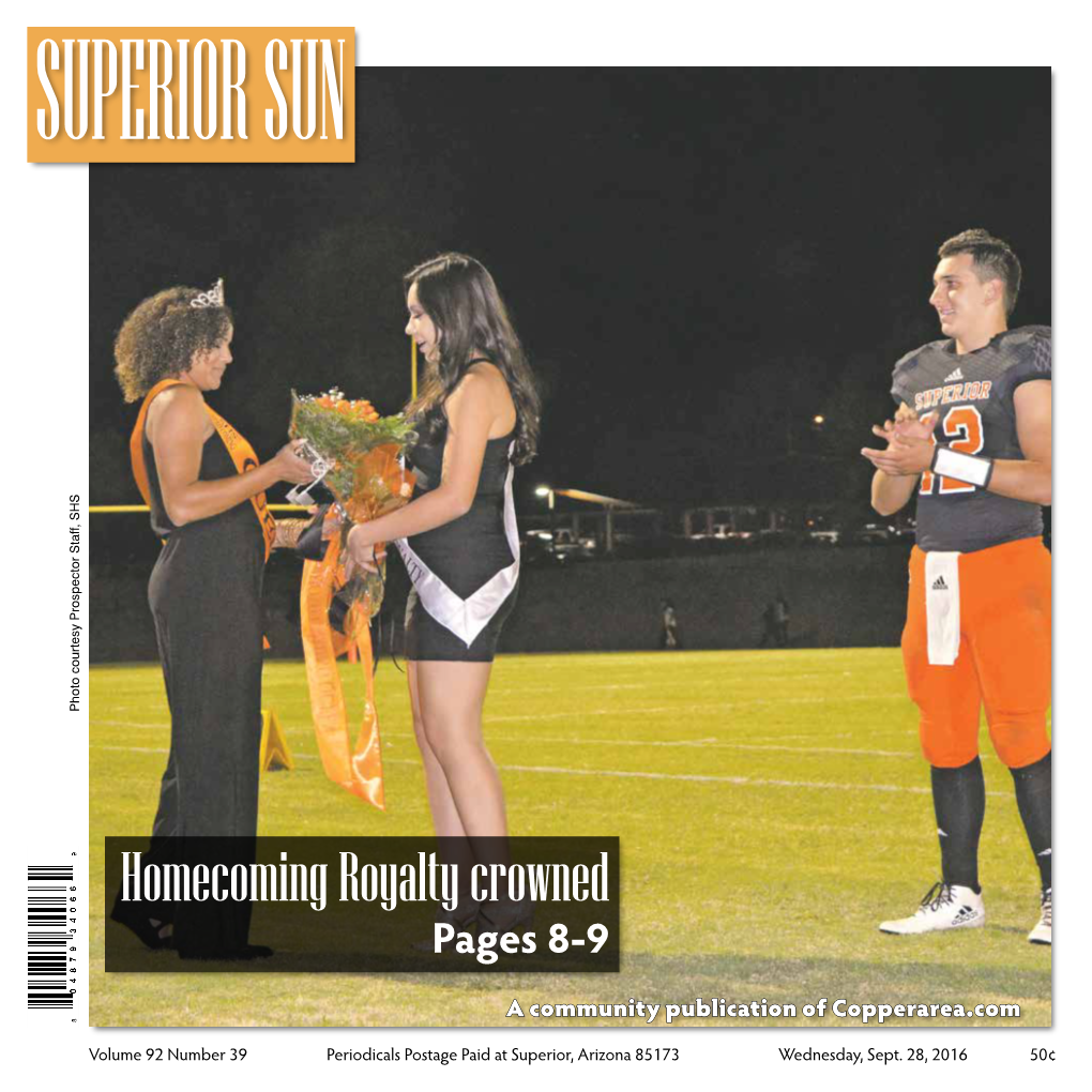 Homecoming Royalty Crowned Pages 8-9