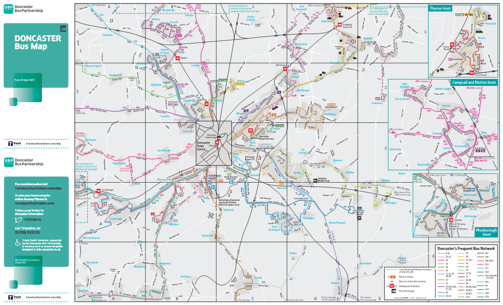 DONCASTER Bus Map DON Bus Map TER ASC DON Bus Map