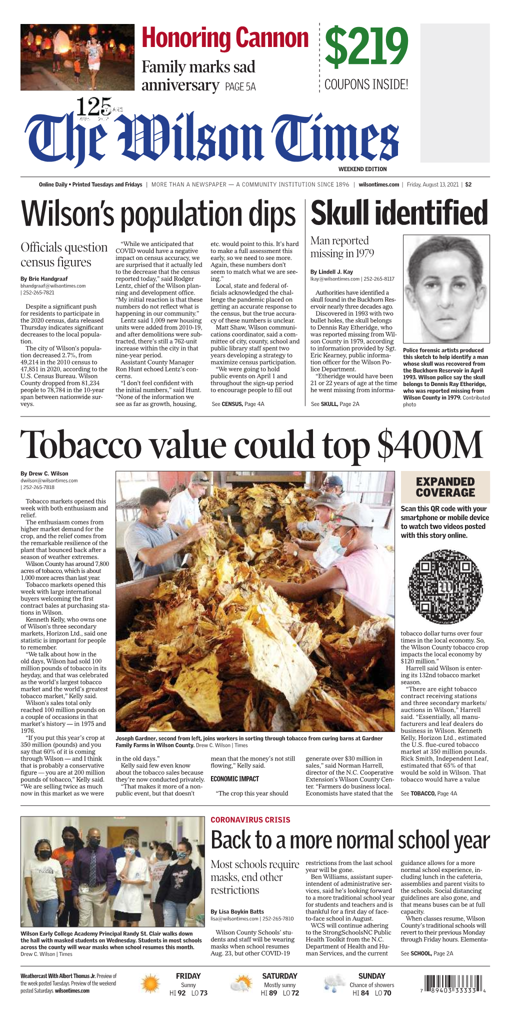 Tobacco Value Could Top $400M by Drew C