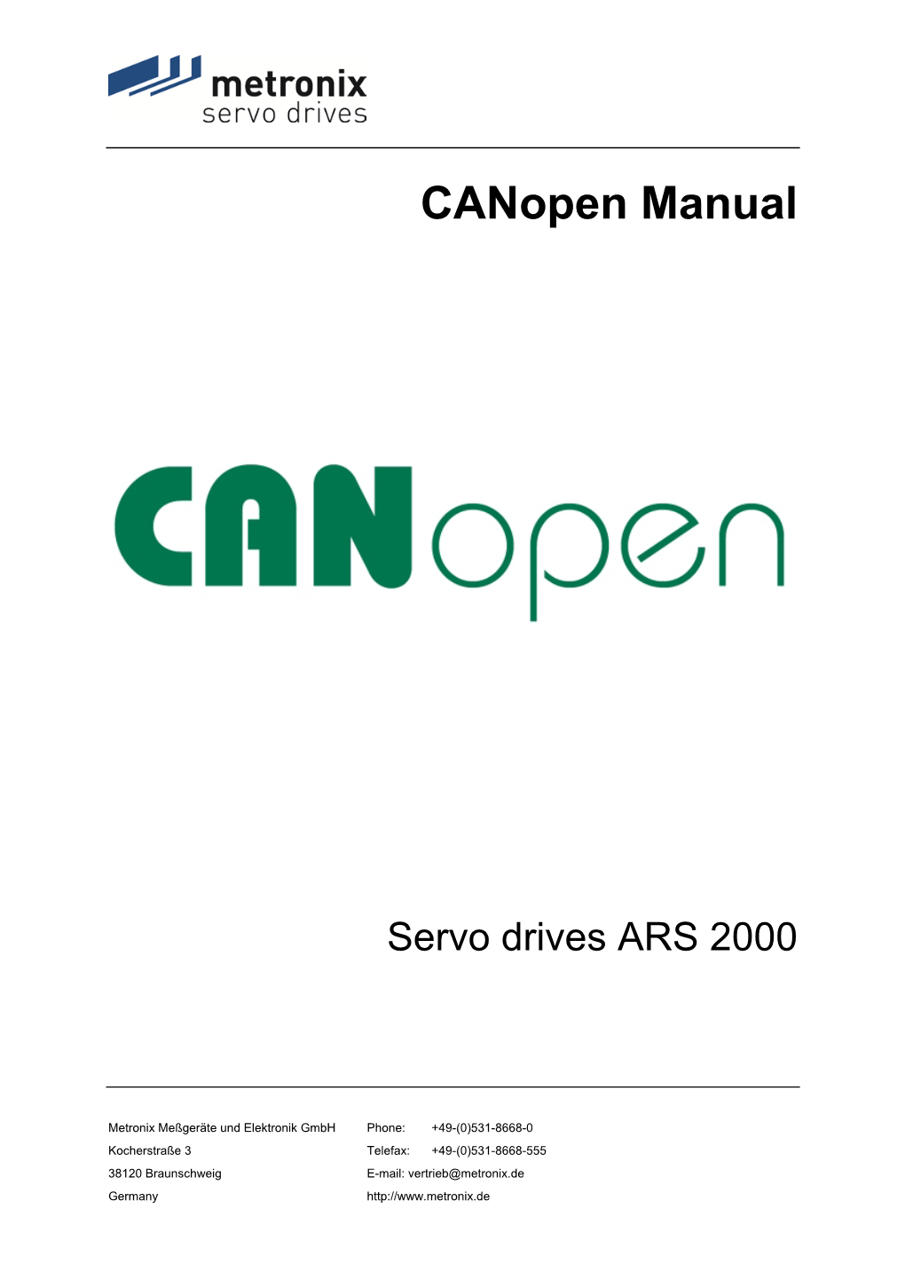Canopen Manual