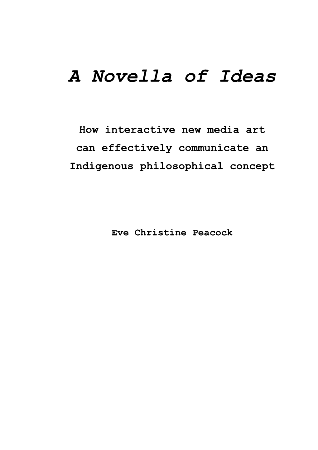 Eve Christine Peacock Thesis (PDF 624Kb)