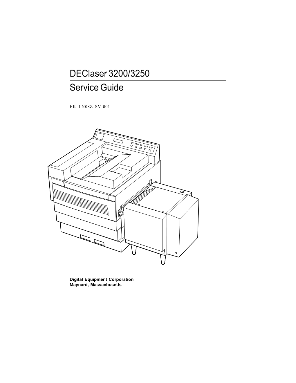 Declaser 3200/3250 Service Guide