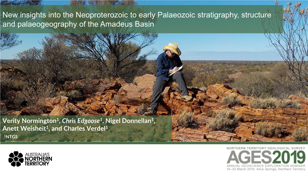 New Insights Into the Neoproterozoic to Early Palaeozoic Stratigraphy, Structure and Palaeogeography of the Amadeus Basin