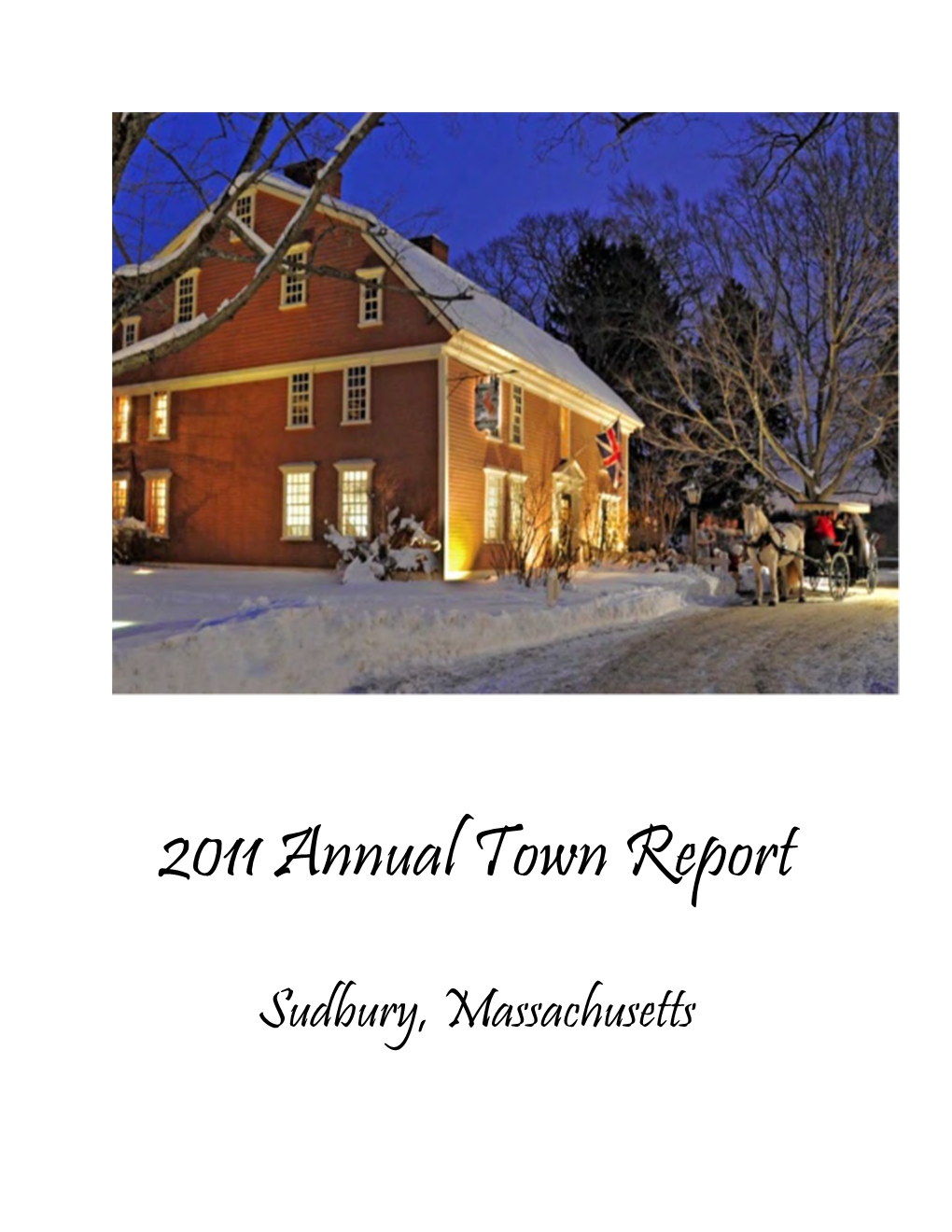 2011 Annual Town Report