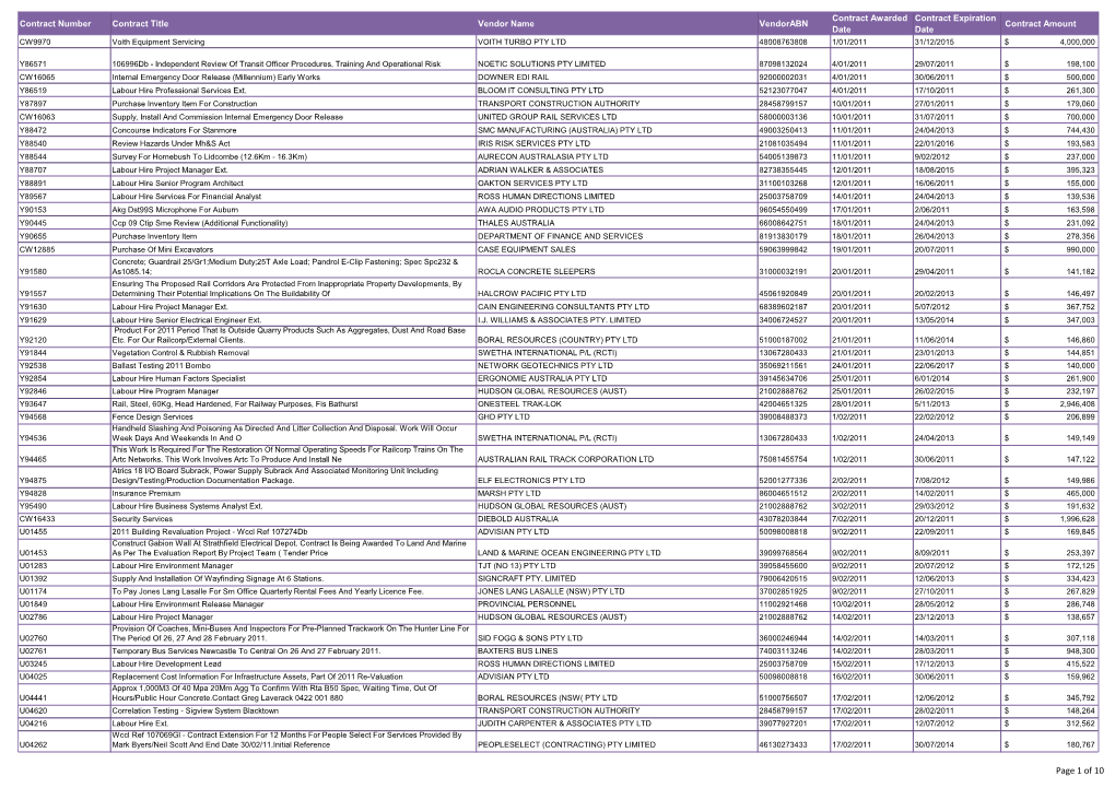 2011 Contracts (PDF, 507.62