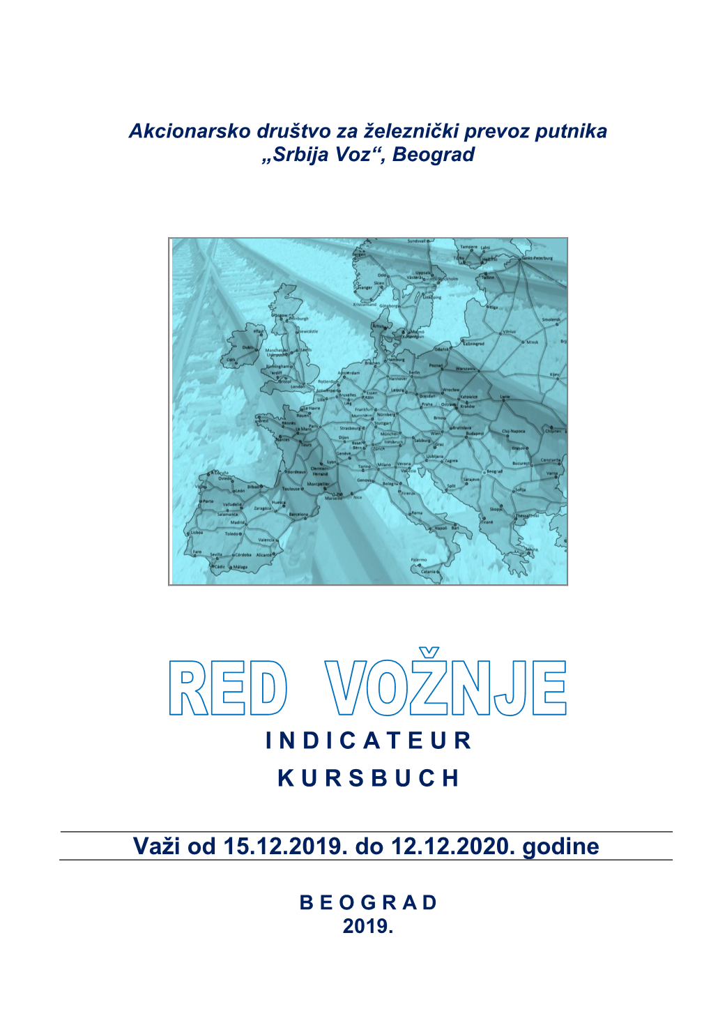 Akcionarsko Društvo Za Železnički Prevoz Putnika „Srbija Voz“, Beograd