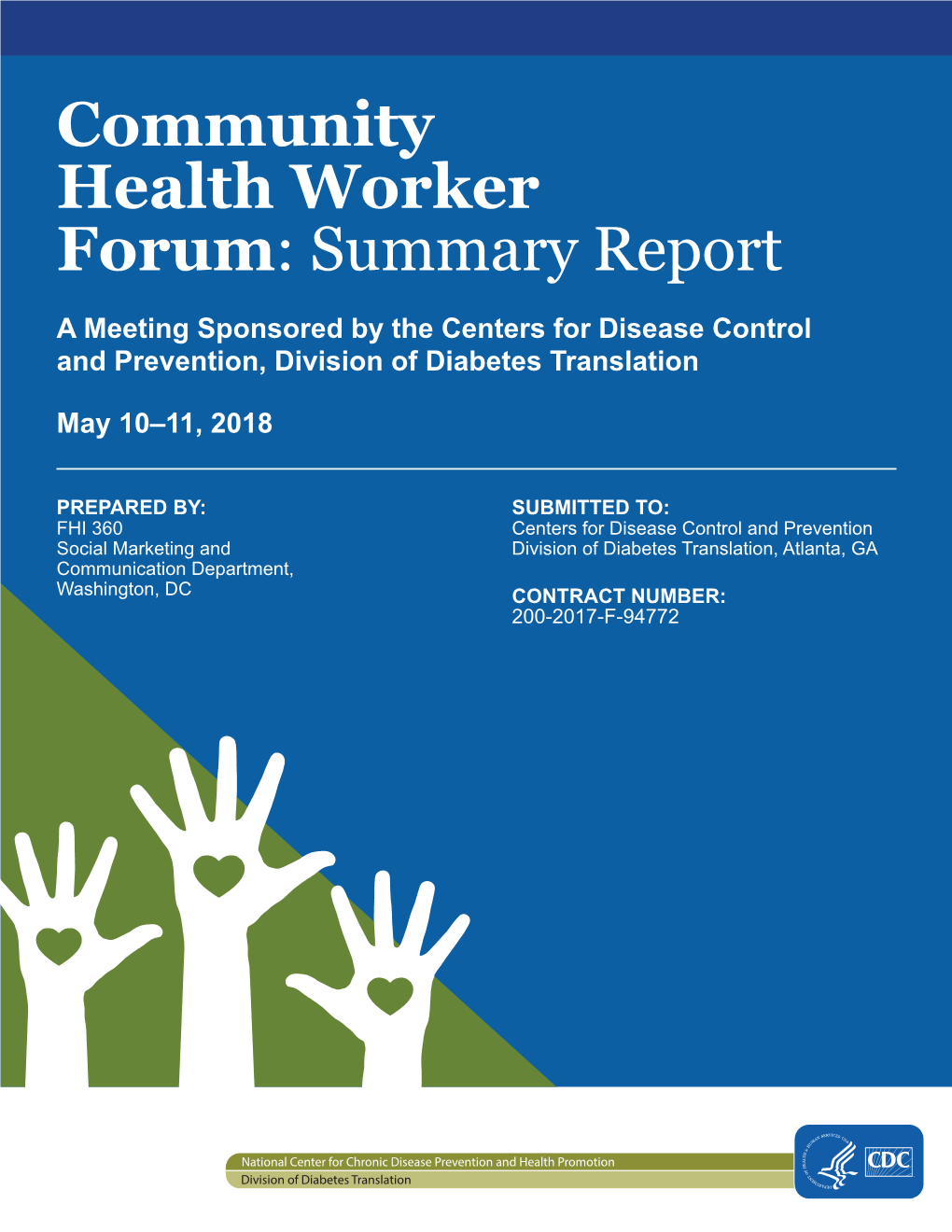 Community Health Worker Forum: Summary Report