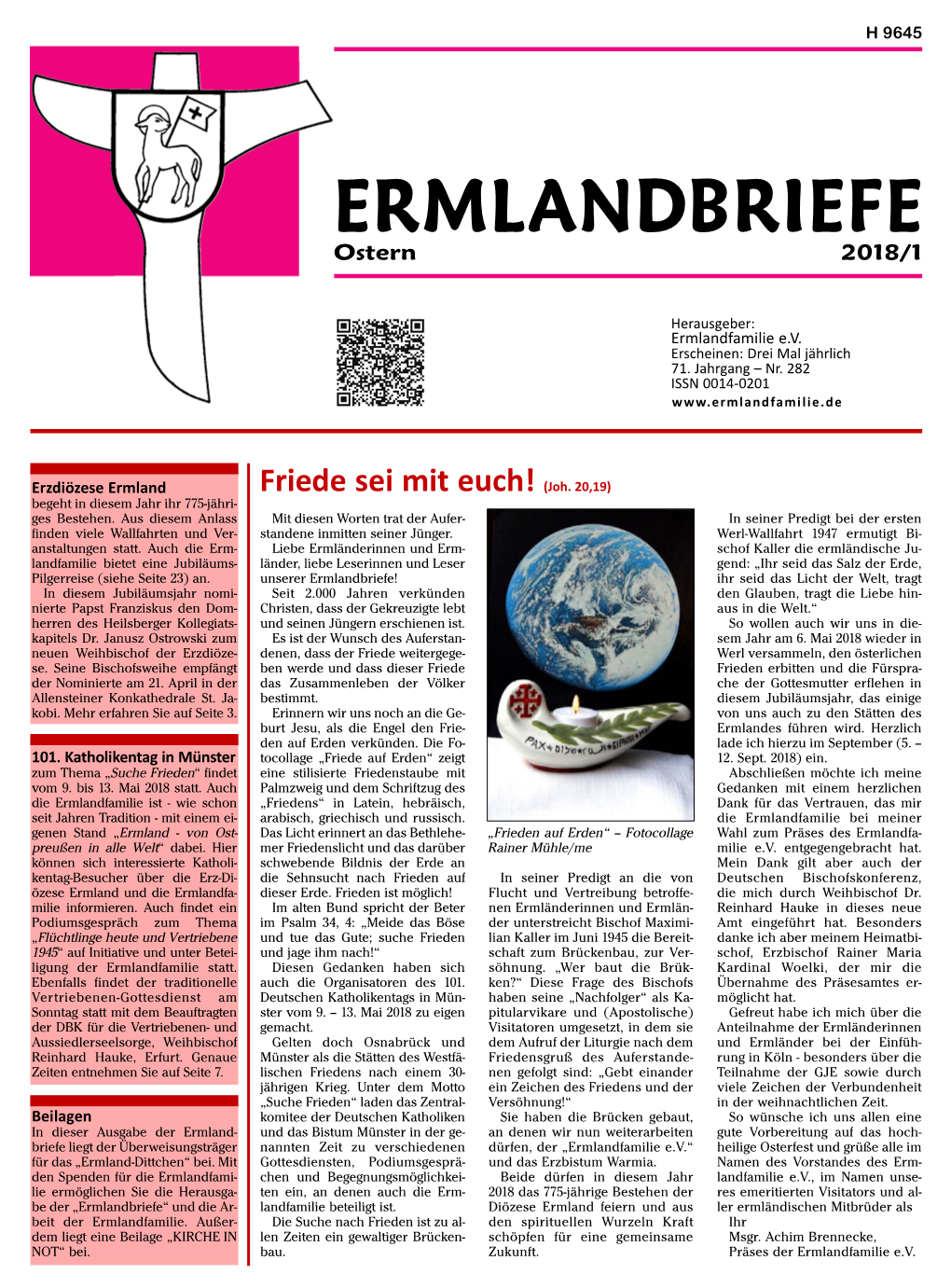 ERMLANDBRIEFE Ostern 2018/1