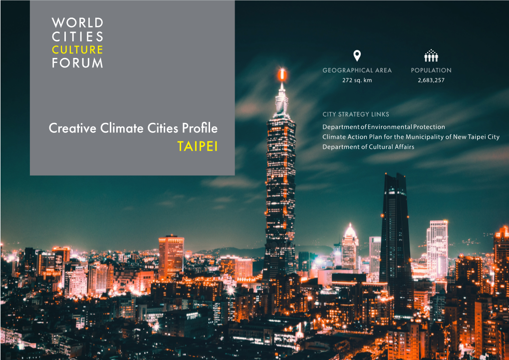 Creative Climate Cities Profile TAIPEI