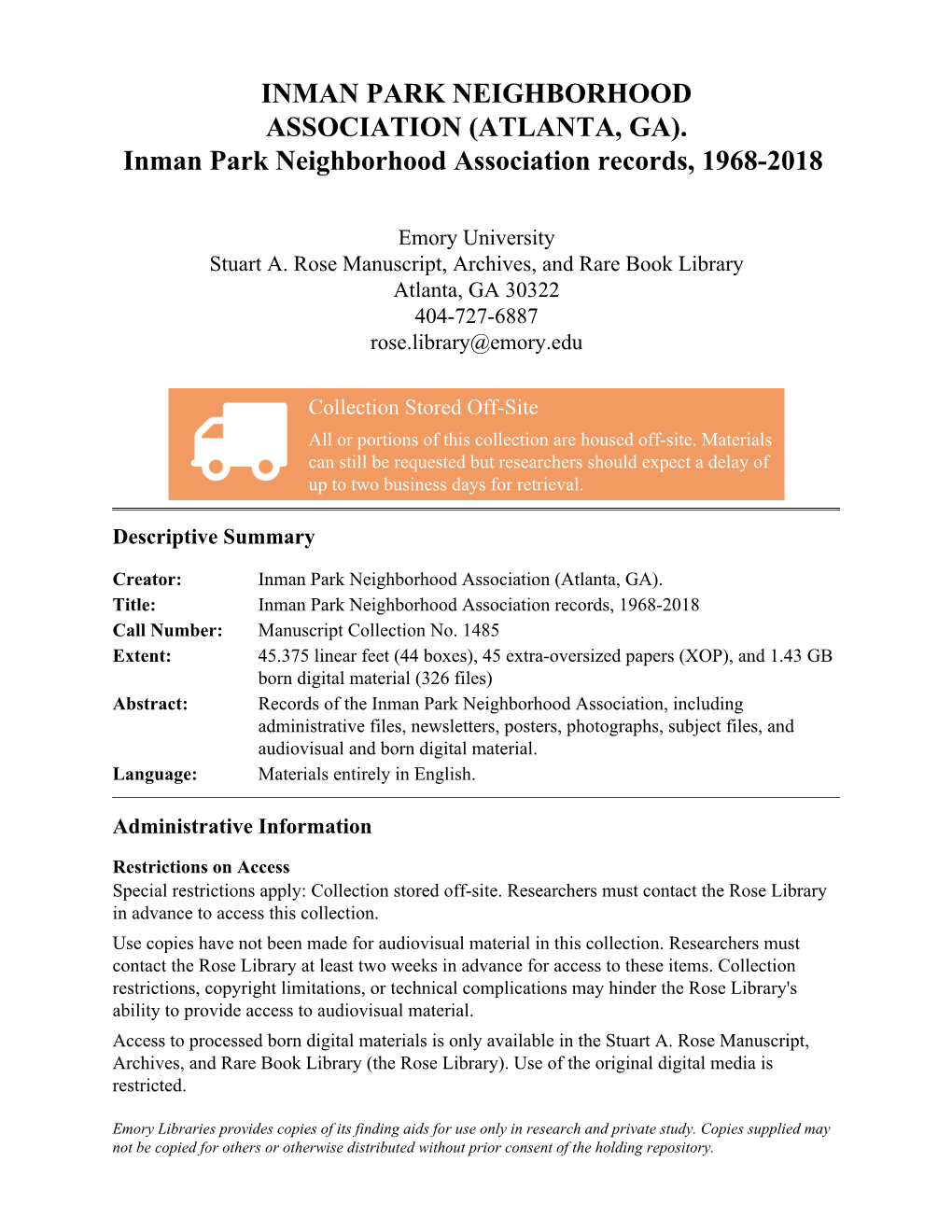 Inman Park Neighborhood Association (Atlanta, Ga)