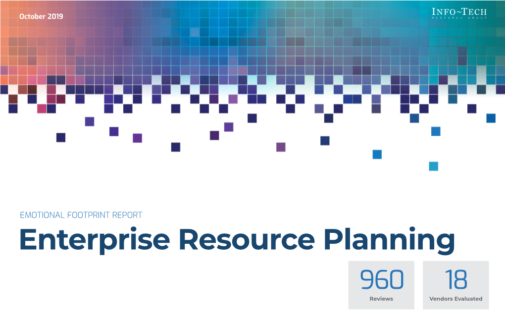 Enterprise Resource Planning Emotional Footprint Report