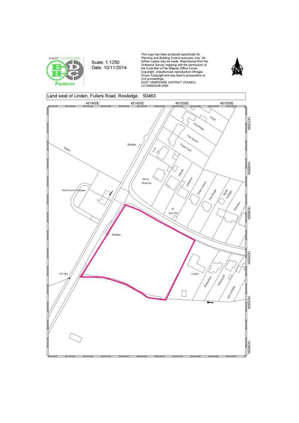 EHDC Part 1 Item 2 Land West of Linden Fullers Road Rowledge.Pdf