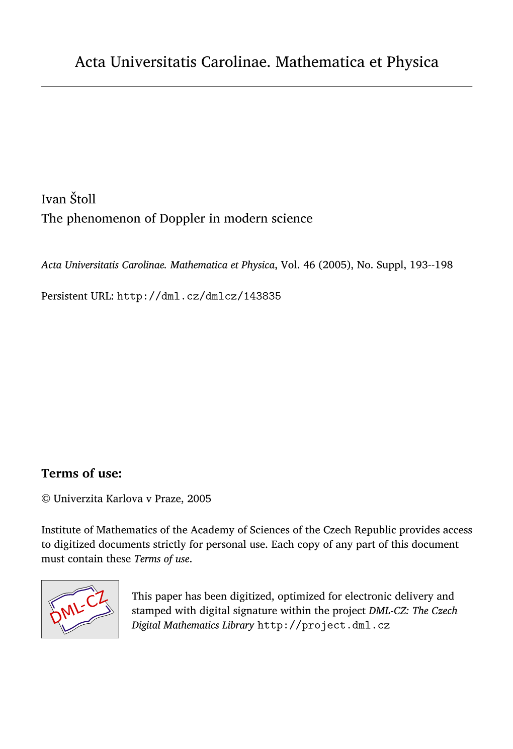 The Phenomenon of Doppler in Modern Science