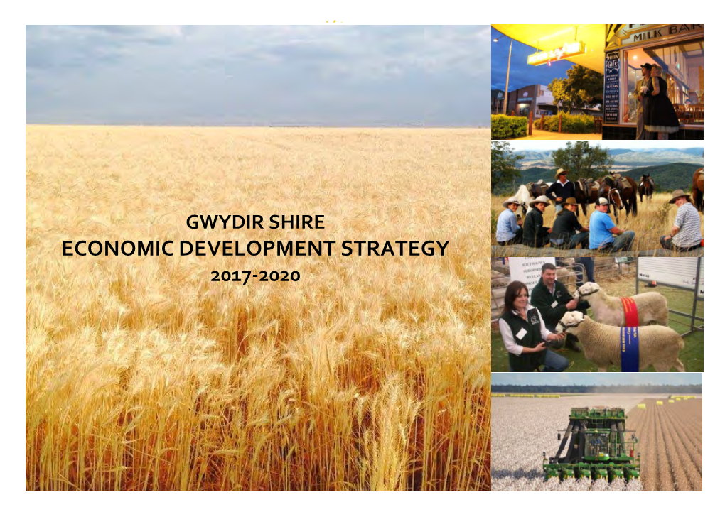 Gwydir Shire Economic Development Strategy 2017-2020