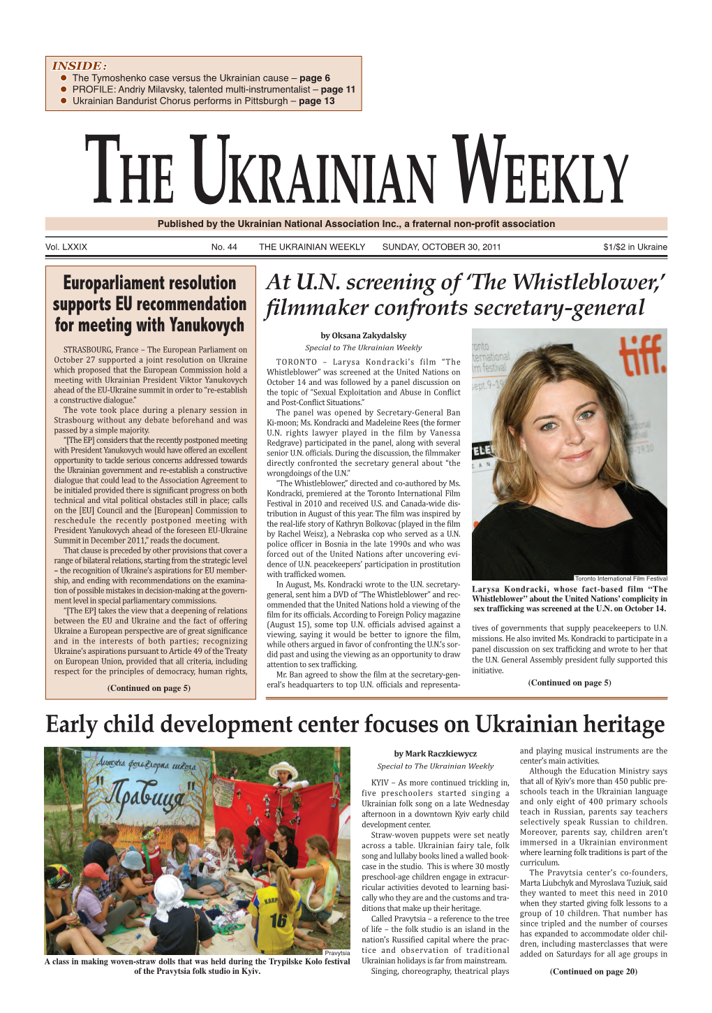The Ukrainian Weekly 2011, No.44