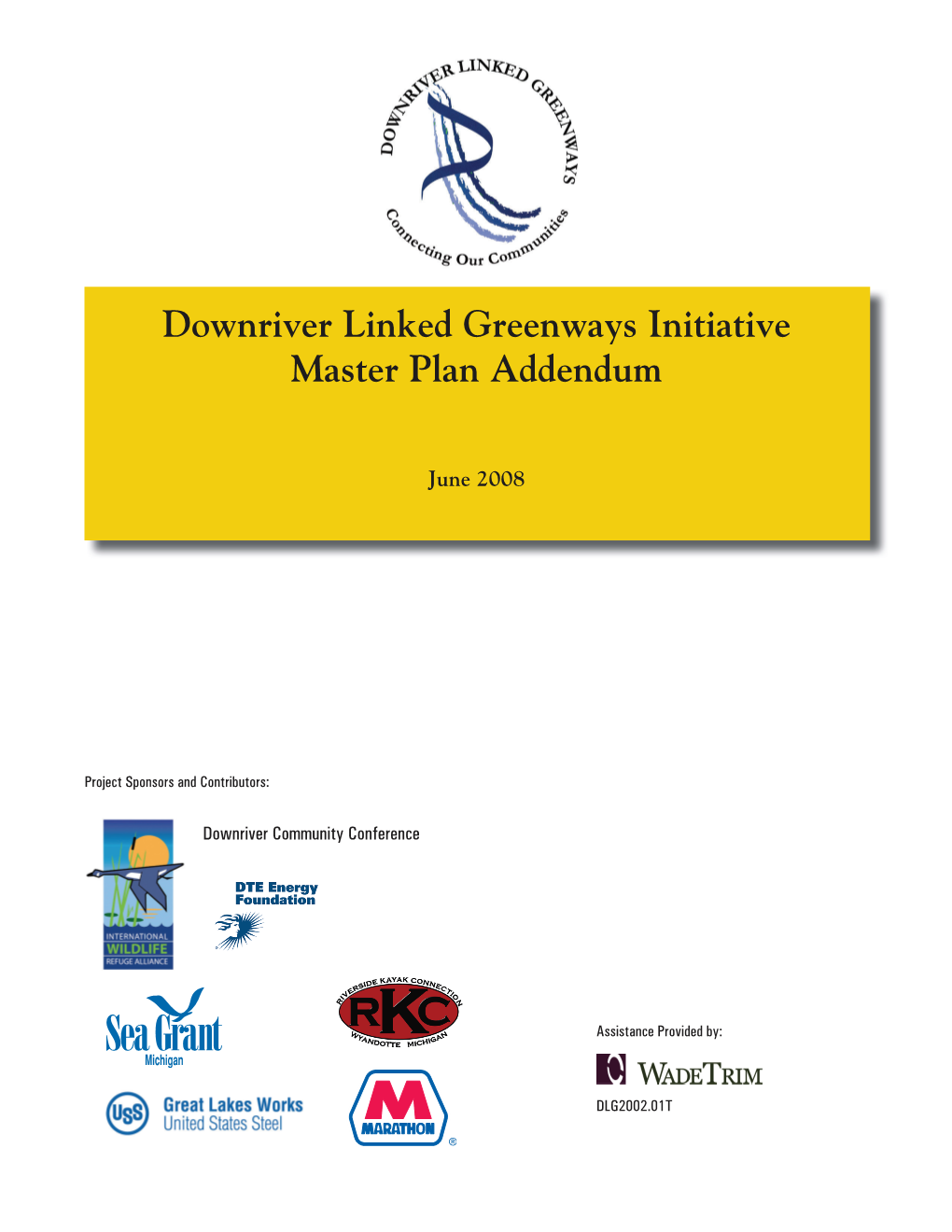 Downriver Linked Greenways Initiative Master Plan Addendum