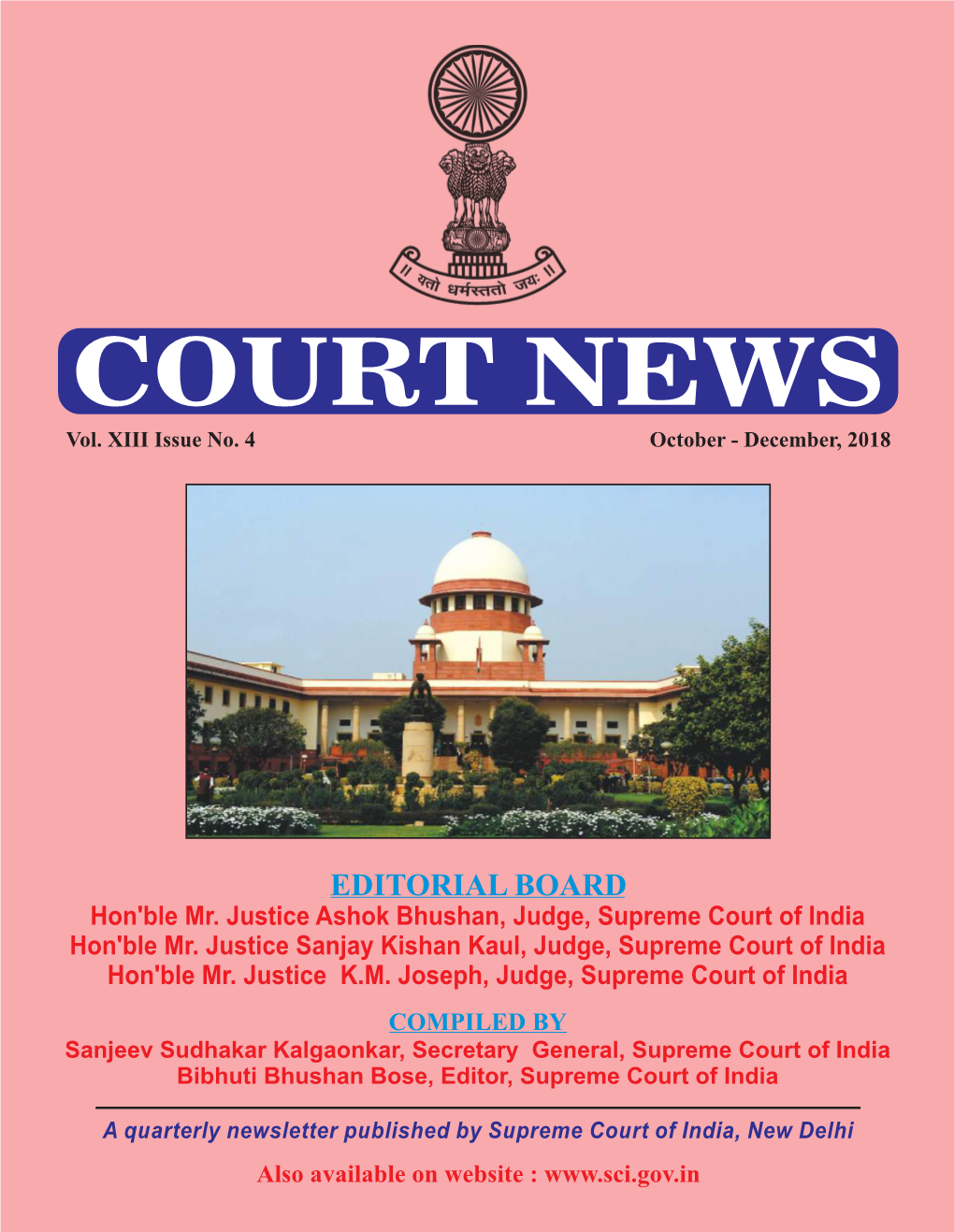 Court News Vol. XIII, Issue No.4