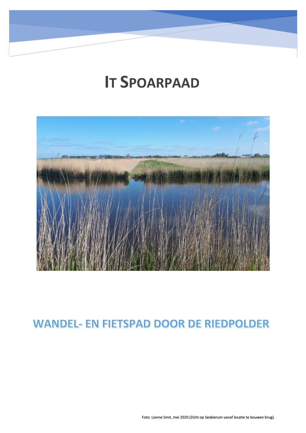 Wandel – Fietspad Door De Riedpolder