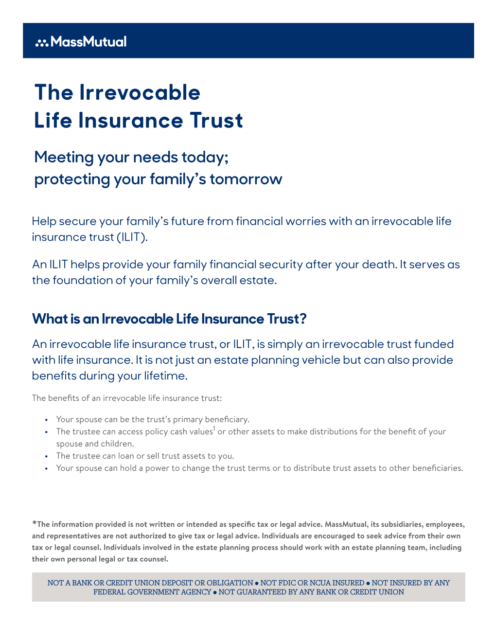 The Irrevocable Life Insurance Trust