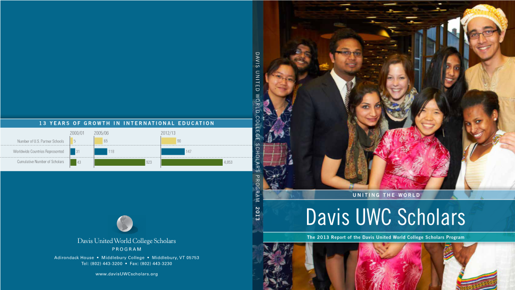 The 2013 Report of the Davis UWC