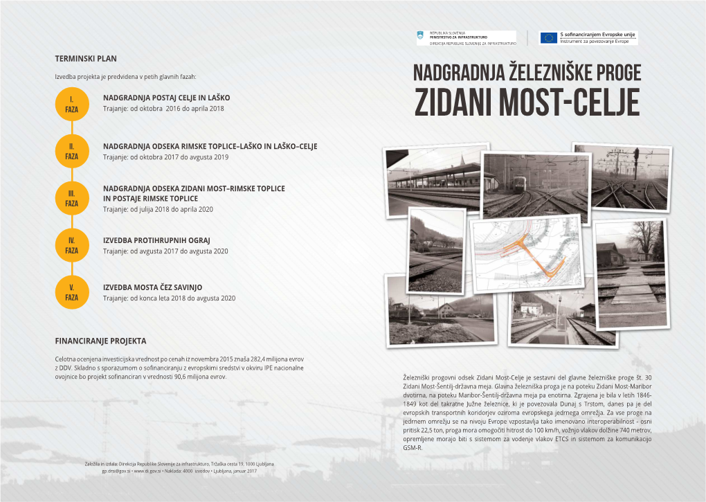 Nadgradnja Železniške Proge Zidani Most-Celje