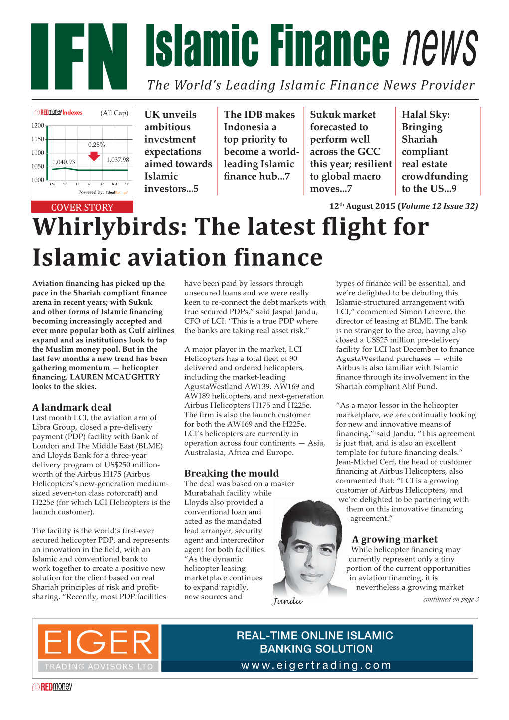 Whirlybirds: the Latest Flight for Islamic Aviation Finance