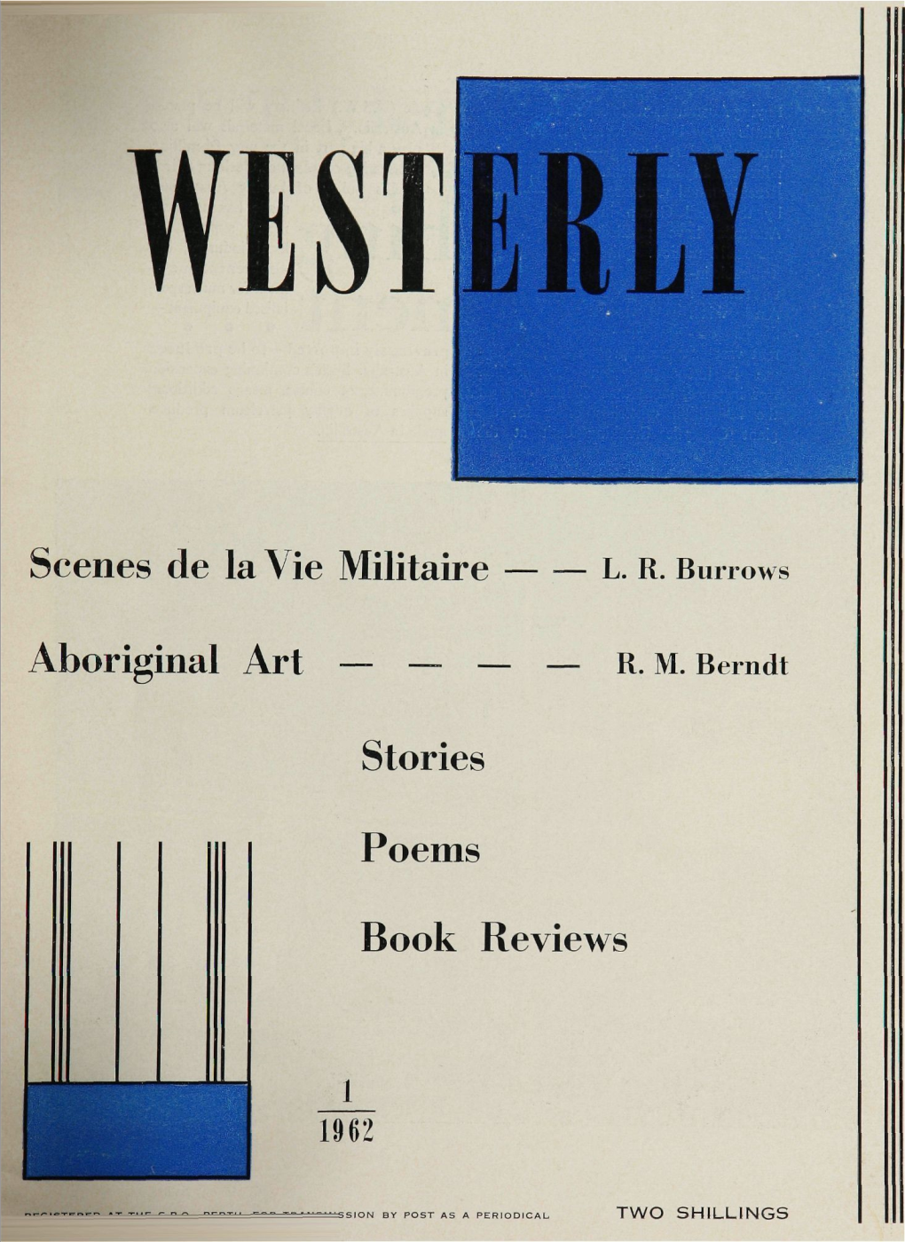 LR B Aboriginal Art — — — — RM Berndt Stories Poems Book Reviews