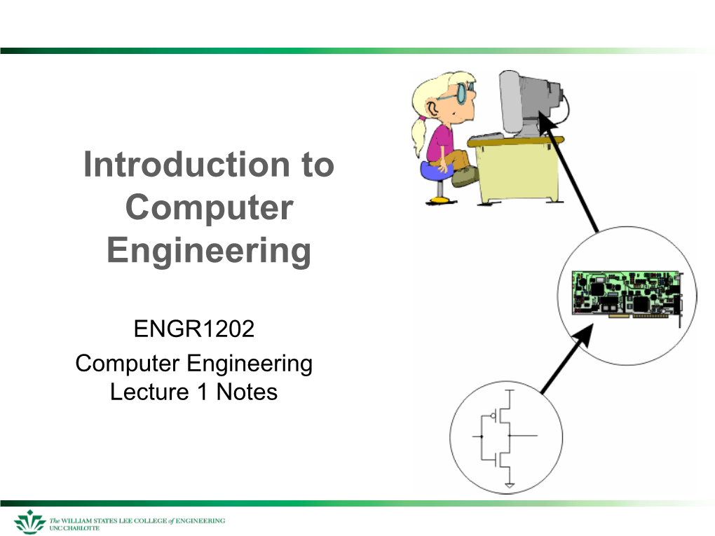 ENGR1202 Computer Engineering Lecture 1 Notes Engineers Have a Sense of Humor