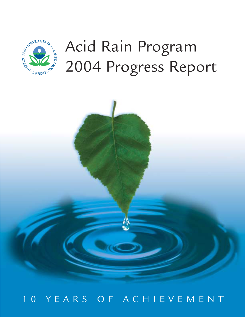 Acid Rain Program 2004 Progress Report
