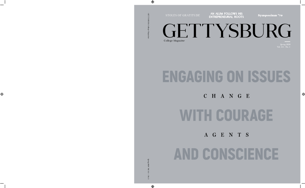 Gettysburg College Magazine, Spring 2020