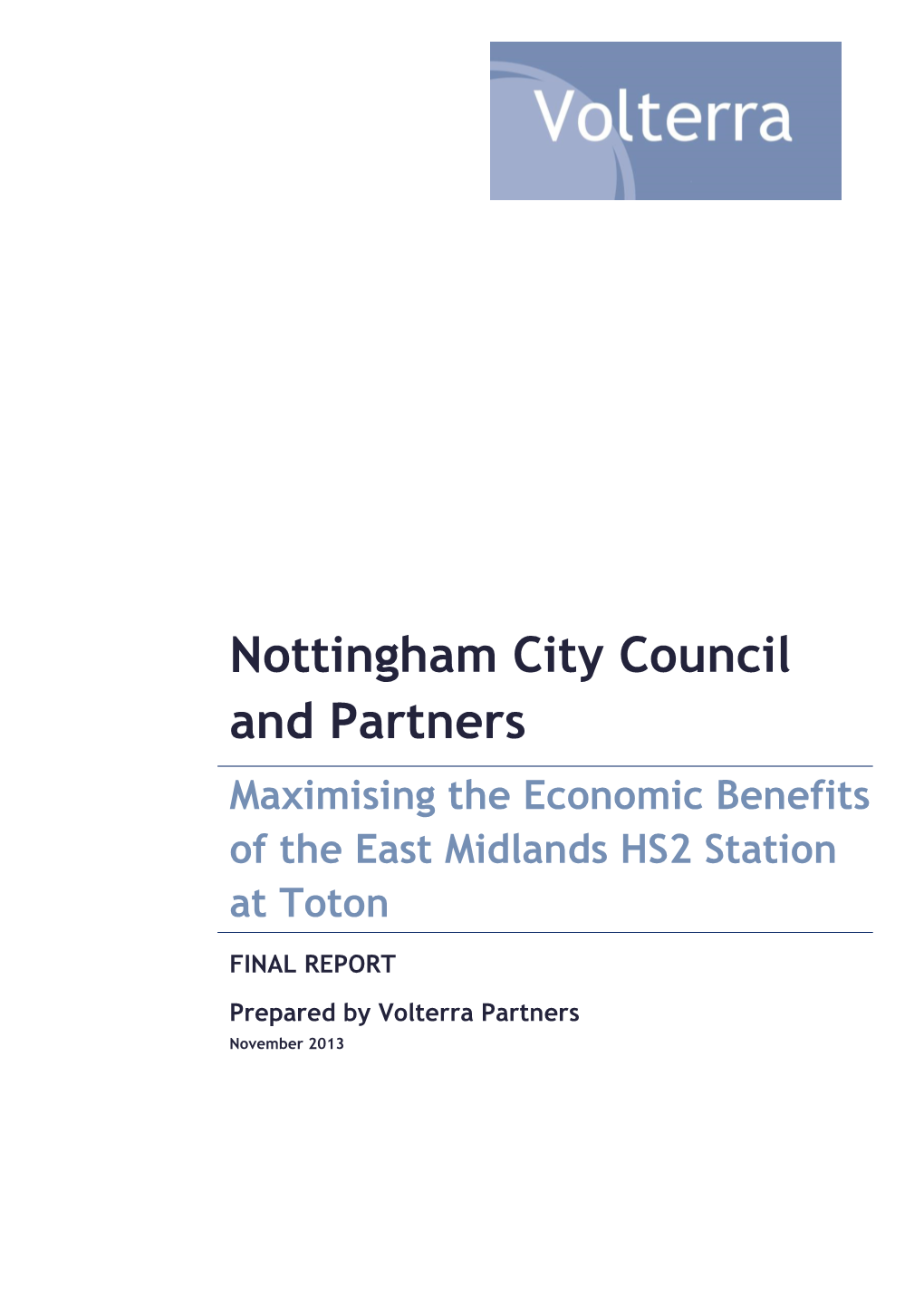 Nottingham City Council and Partners