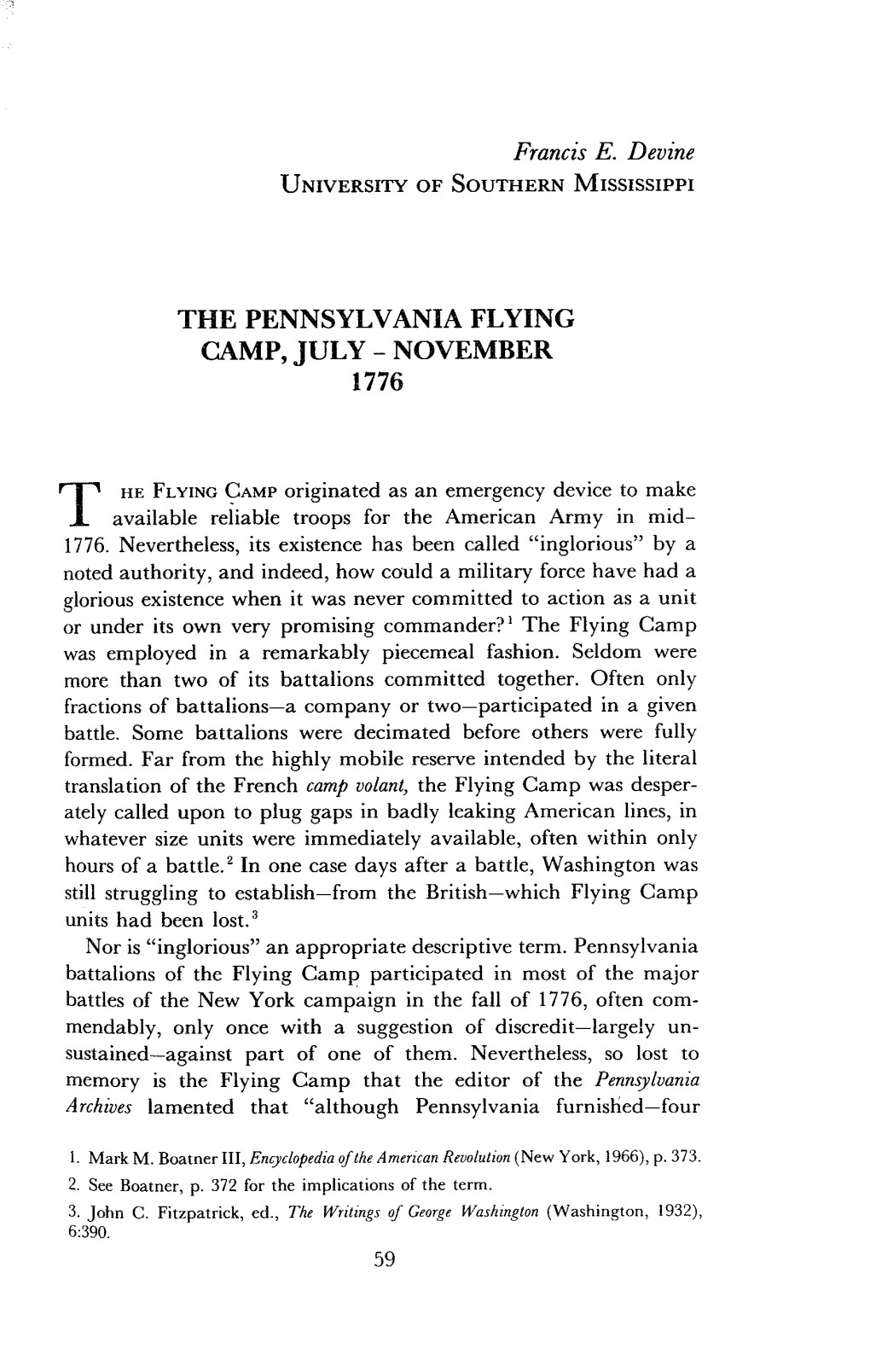 The Pennsylvania Flying 1776