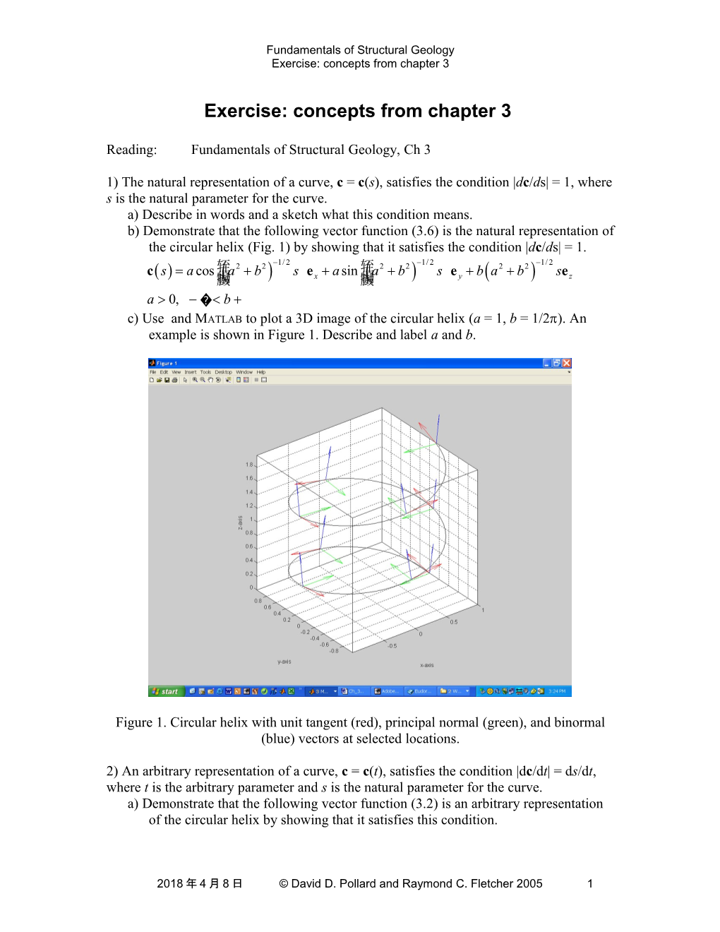 Exercise: Concepts from Chapter 3