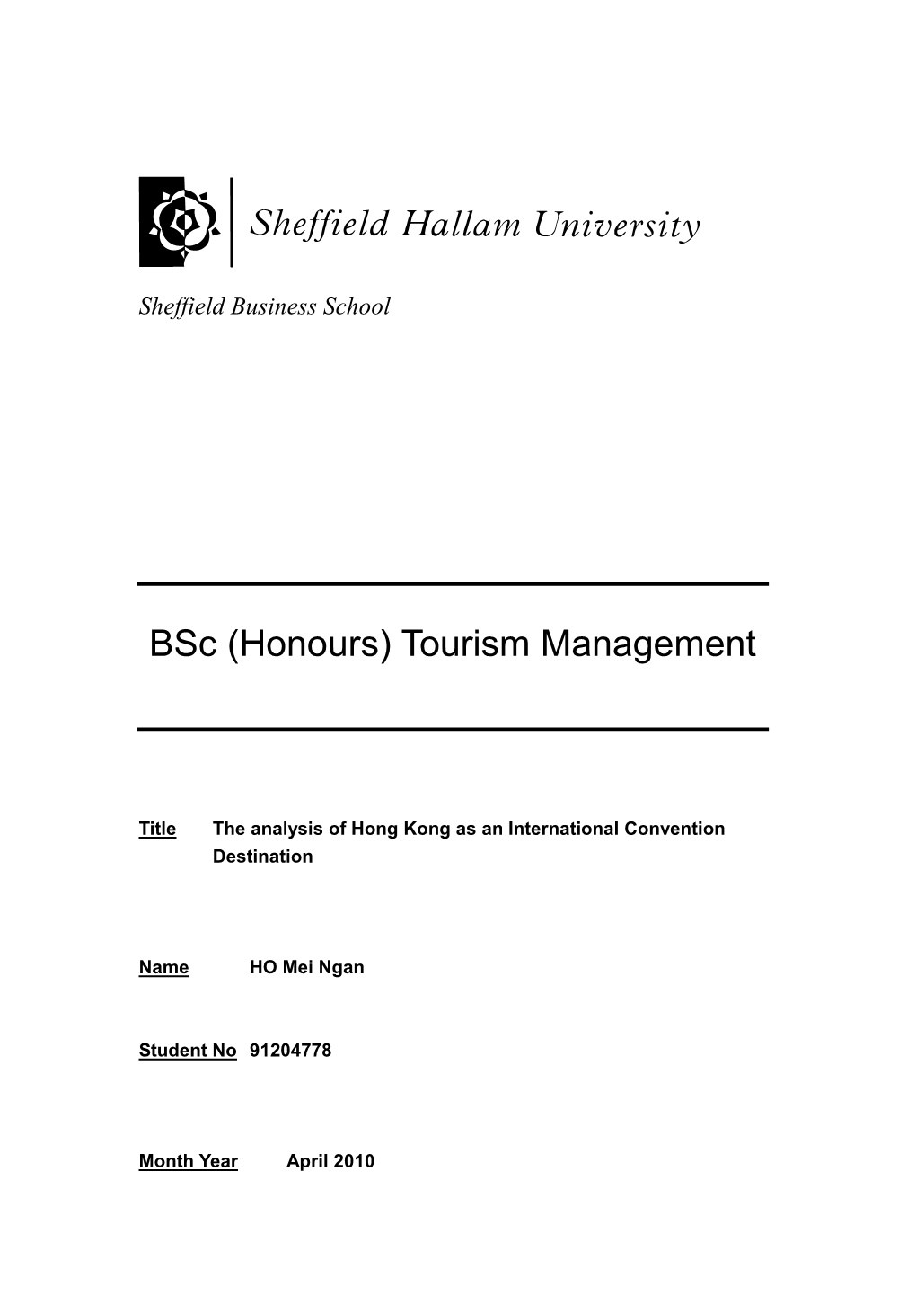 Tourism Management