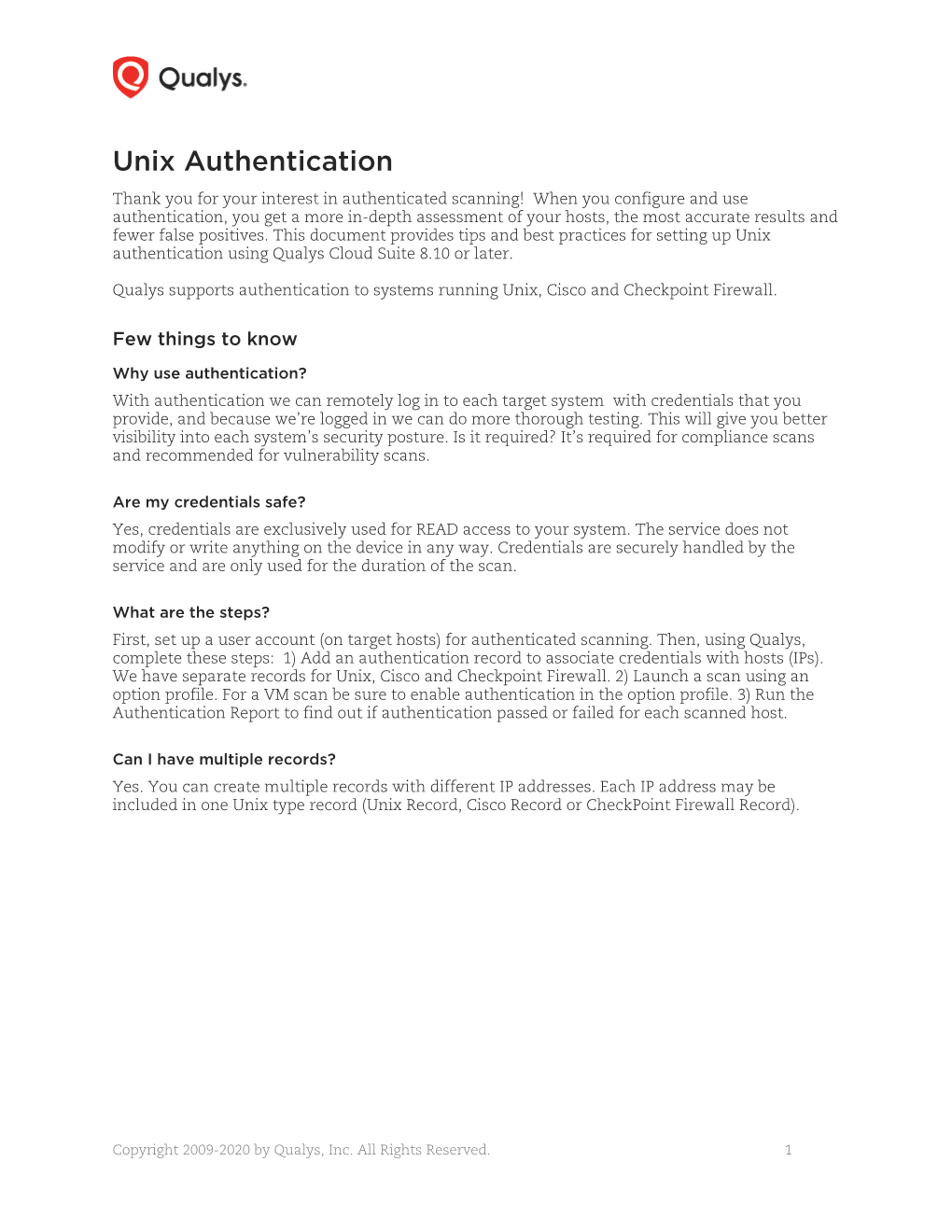 Unix Authentication