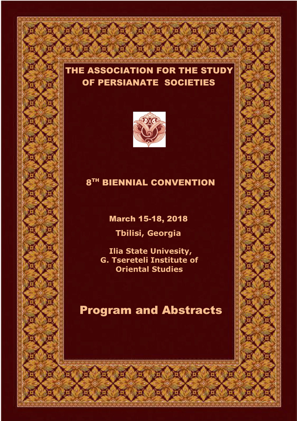 Program and Abstracts